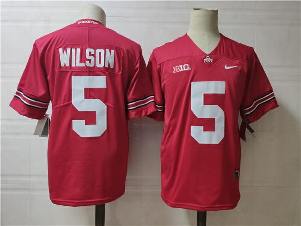 Nike Men's Ohio State Buckeyes #5 Wilson College Football Jersey Red