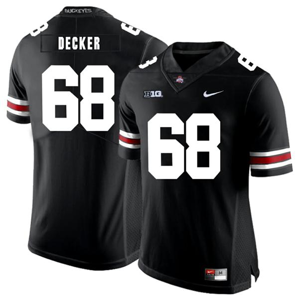 Nike Men's Ohio State Buckeyes #68 Taylor Decker Football Jersey Black