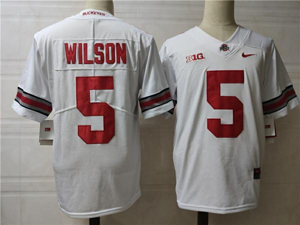 Nike Men's Ohio State Buckeyes #5 Wilson College Football Jersey White