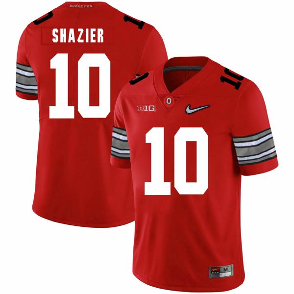 Nike Men's Ohio State Buckeyes #10 Ryan Shazier Football Jersey Diamond Red