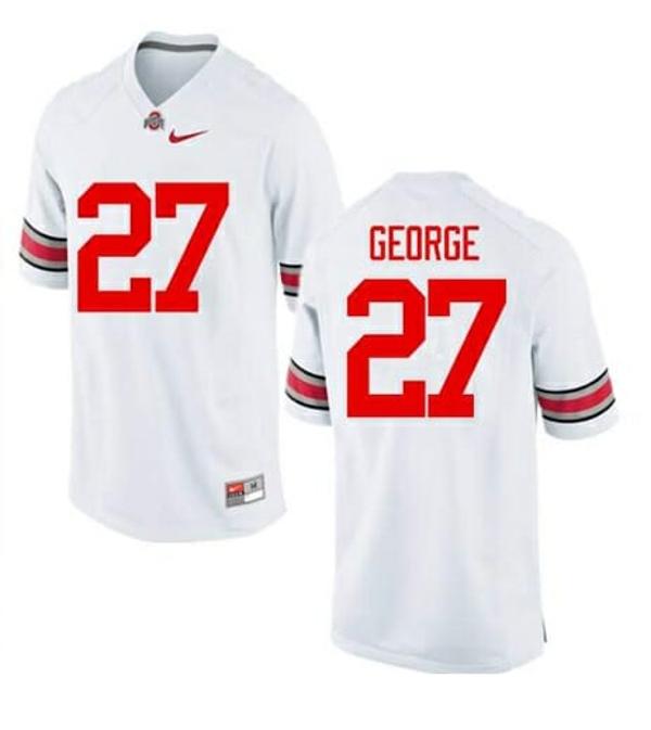 Nike Men's Ohio State Buckeyes #27 Eddie George NCAA College Football Jersey White