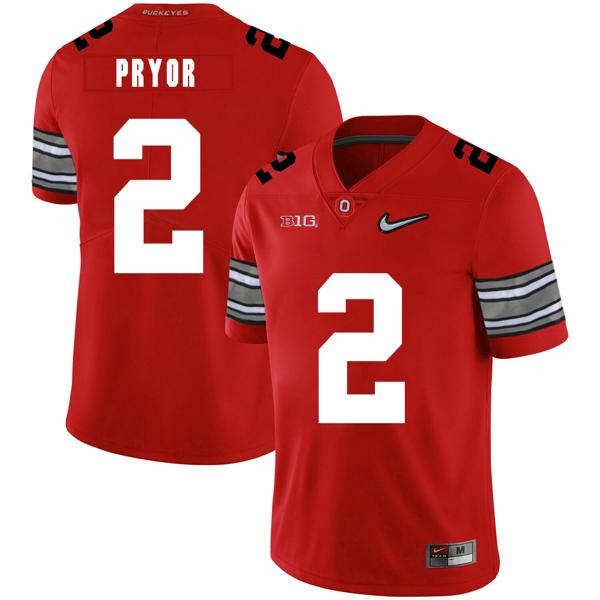 Nike Men's Ohio State Buckeyes #2 Terrelle Pryor Football Jersey Diamond Red