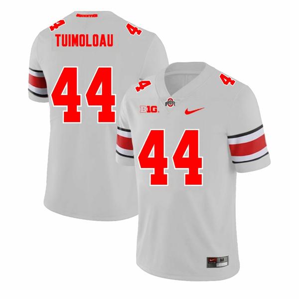 Nike Men's Ohio State Buckeyes JT Tuimoloau Jersey #44 College Football Game Gray