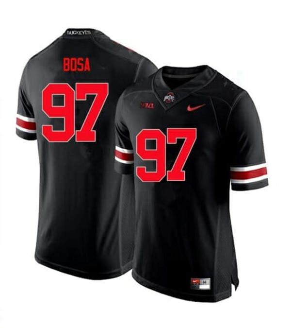 Nike Men's Ohio State Buckeyes #97 Joey Bosa Limited NCAA College Football Black Jersey