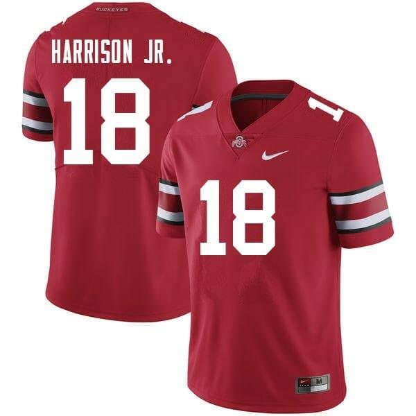 Nike Men's Ohio State Buckeyes #18 Marvin Harrison Jr Jersey Red Alumni NCAA Football