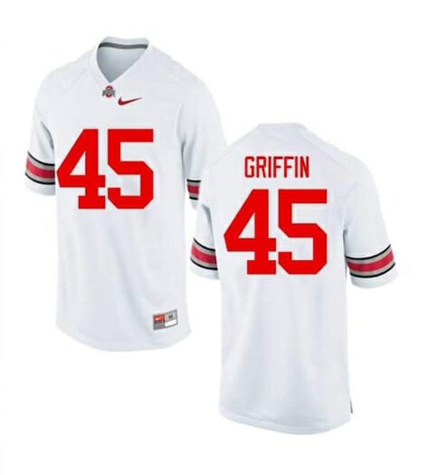 Nike Men's Ohio State Buckeyes #45 Archie Griffin NCAA College Football Jersey White