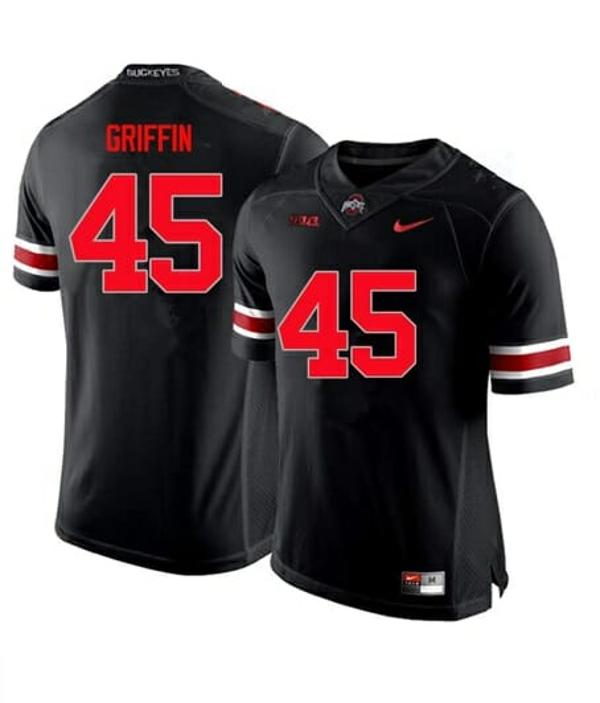 Nike Men's Ohio State Buckeyes #45 Archie Griffin NCAA College Football Black Jersey