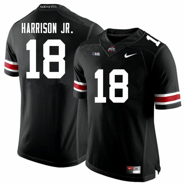 Nike Men's Ohio State Buckeyes #18 Marvin Harrison Jr Jersey College Football Black