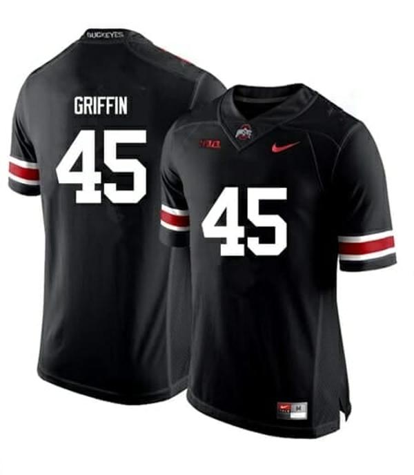 Nike Men's Ohio State Buckeyes #45 Archie Griffin NCAA College Football Jersey Black