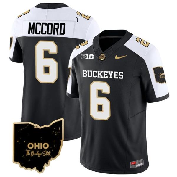 Nike Men's Kyle Mccord Jersey #6 Ohio State Buckeyes College Football Stitched Special Vapor Limited Alternate