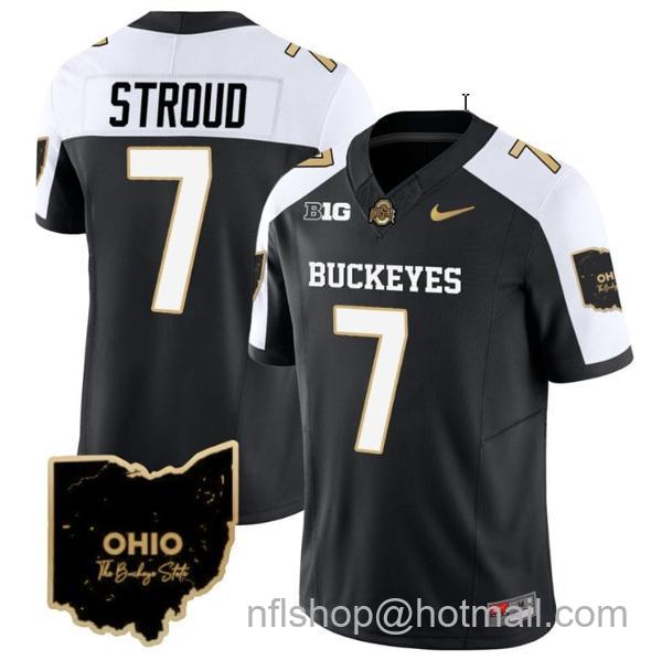 Nike Men's CJ Stroud Jersey #7 Ohio State Buckeyes College Football Stitched Special Vapor Limited Alternate