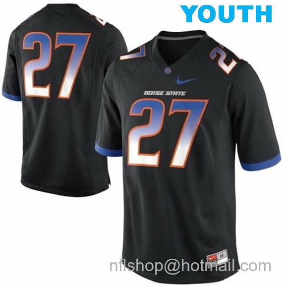 Youth Men's Boise State Broncos #27 Jay Ajayi College Football Jersey Black77