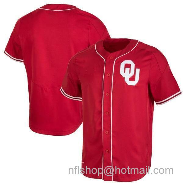 Men's Nike Oklahoma Sooners Custom Name and Number College Baseball Jersey