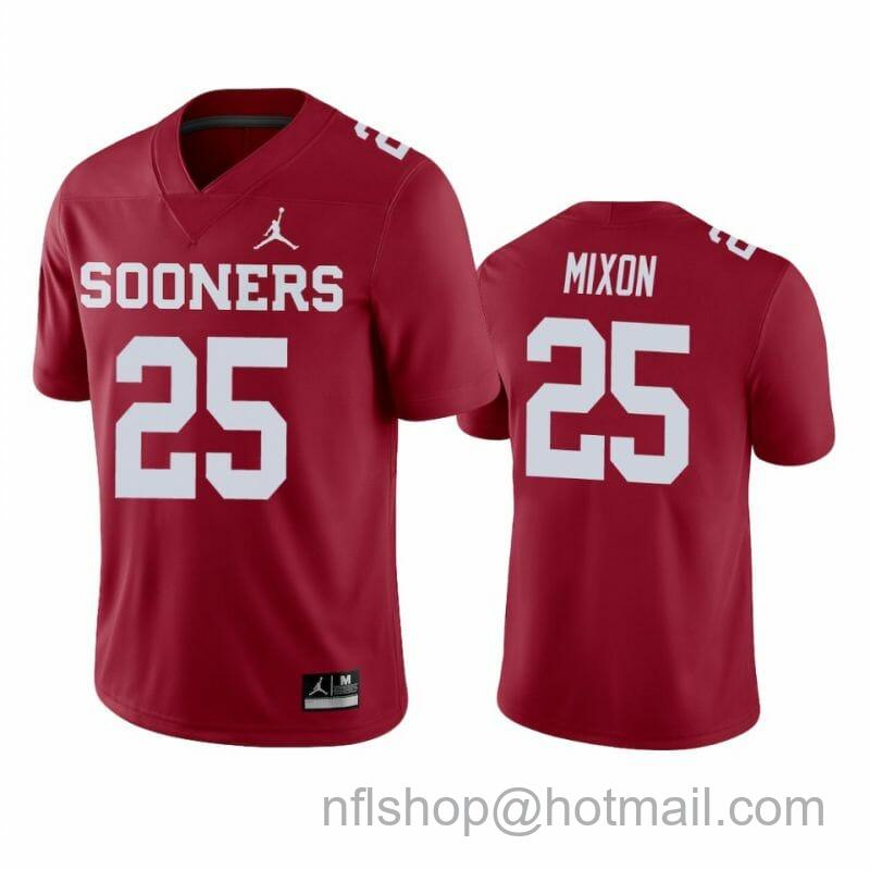 Men's Jordan Brand Oklahoma Sooners #25 Joe Mixon NCAA Football Jersey