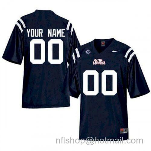 Men's Nike Ole Miss Rebels Custom Jersey Name Number NCAA Football