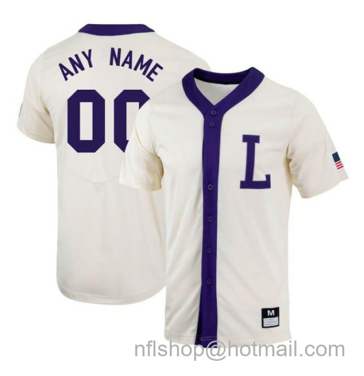 Men's Nike Custom Ole Miss Baseball Jersey Name and Number Rebels College Navy