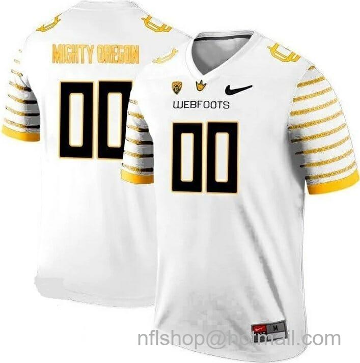 Men's Nike Oregon Ducks Football Jersey Custom College Jersey White