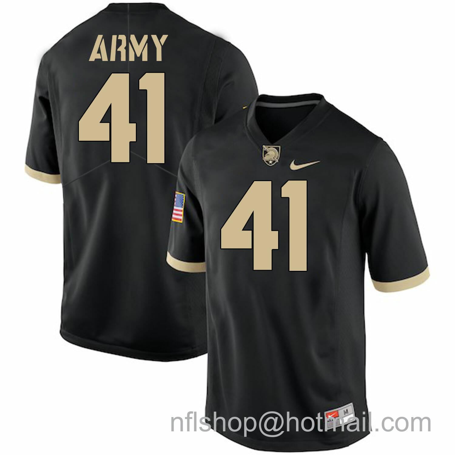 Men's Nike Army Black Knights #41 Glenn Davis NCAA College Football Jersey