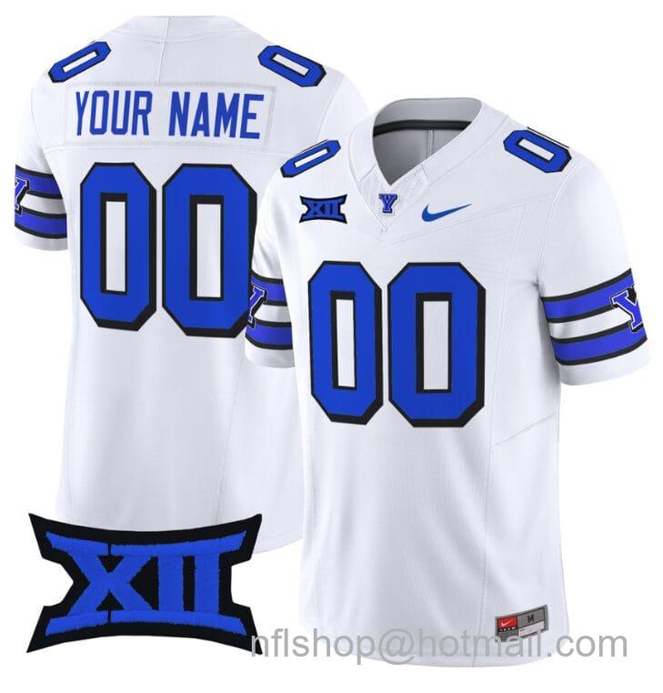 Men's Nike Custom BYU Cougars Jersey Vapor Limited College Football Stitched 1996 Throwback