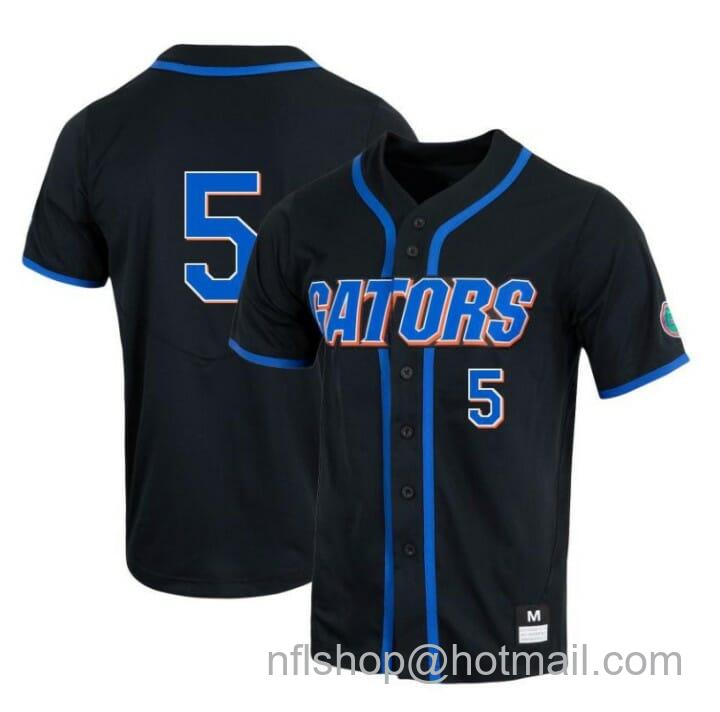 Men's Nike Brandon Sproat Jersey Florida Gators Baseball NCAA College Black Alumni #5