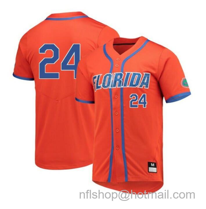 Men's Nike Josh Rivera Jersey Florida Gators Baseball NCAA College Orange Alumni #24