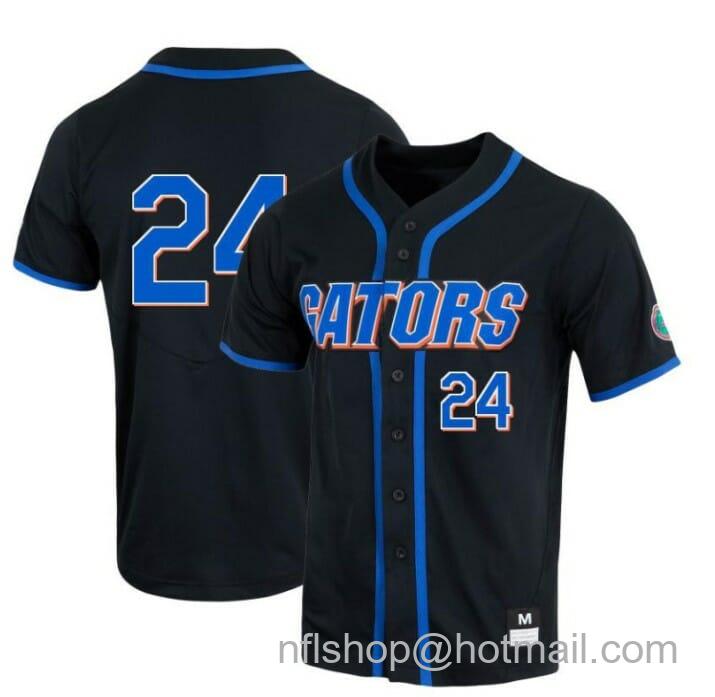 Men's Nike Josh Rivera Jersey Florida Gators Baseball NCAA College Black Alumni #24