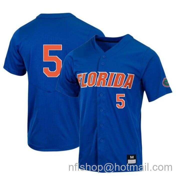 Men's Nike Brandon Sproat Jersey Florida Gators Baseball NCAA College Royal Alumni #5