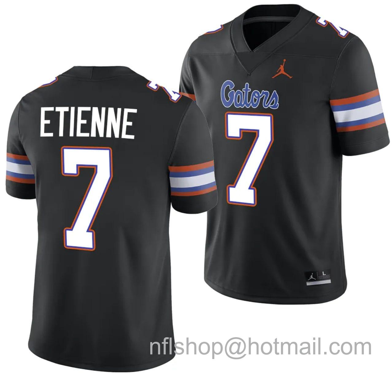 Men's Jordan Brand Trevor Etienne Jersey #10 Florida Gators Alternate College Football 2023-24 Black