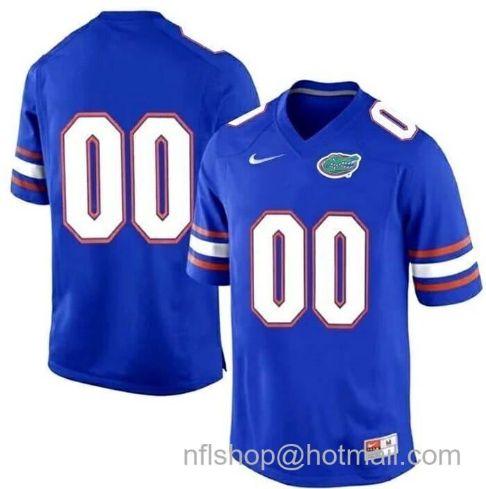 Men's Nike Custom Florida Gators Jersey College Football Royal Blue