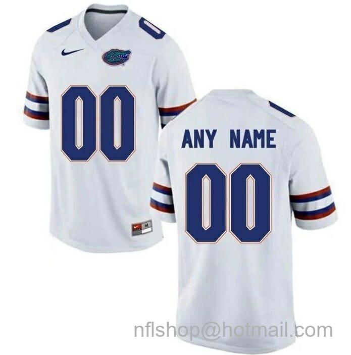 Men's Nike Florida Gators Custom College Football Jersey White