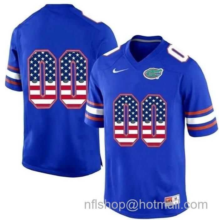 Men's Nike Florida Gators Custom College Football Limited Jersey Royal Blue