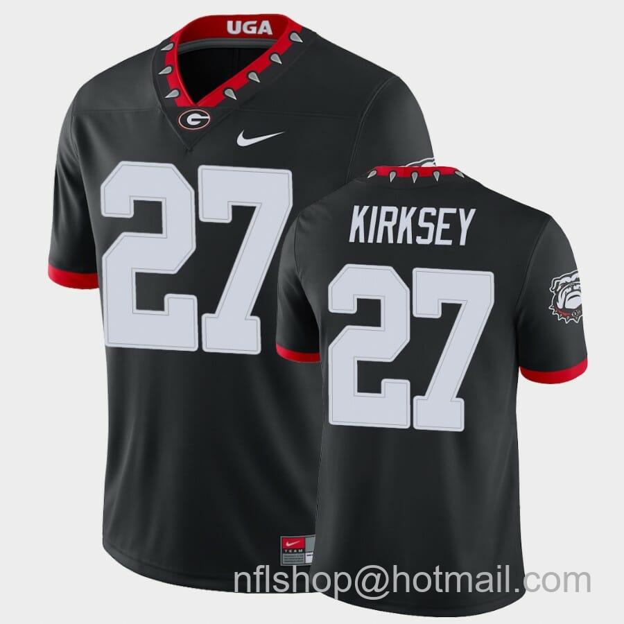 Men's Nike Georgia Bulldogs #27 Austin Kirksey Black College Football Alternate Game Jersey