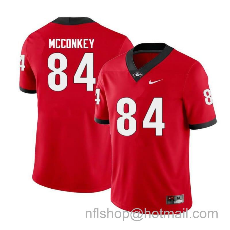 Men's Nike UGA Ladd Mcconkey Jersey #84 College Football Red