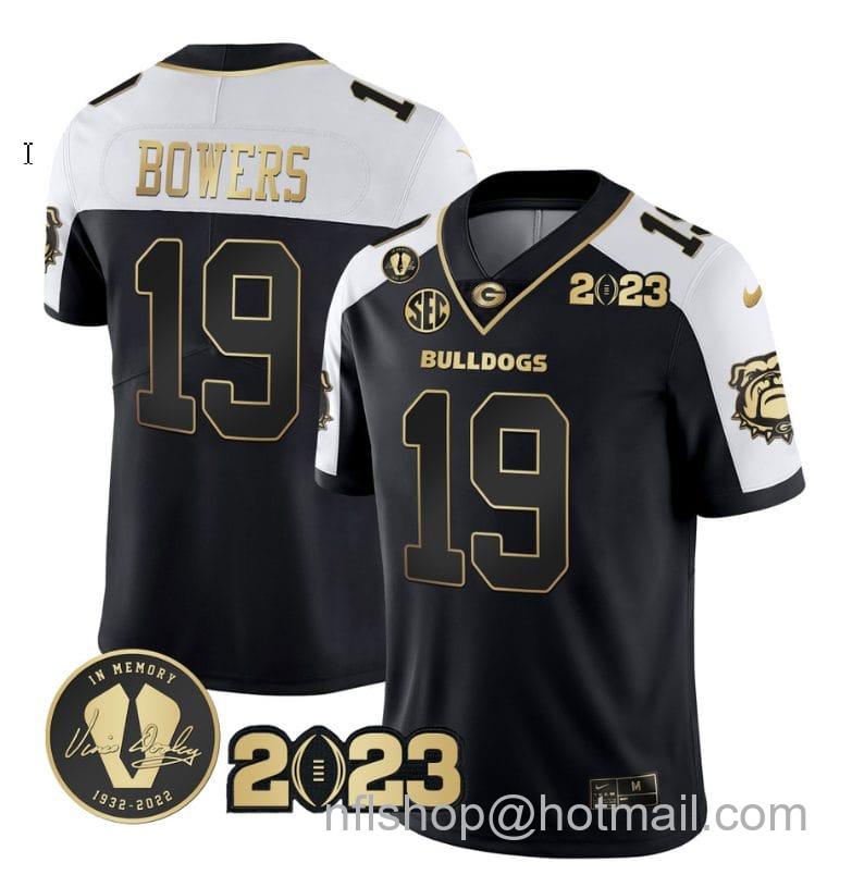 Men's Nike Brock Bowers Jersey #19 Georgia Bulldogs Football Alternate All Stitched