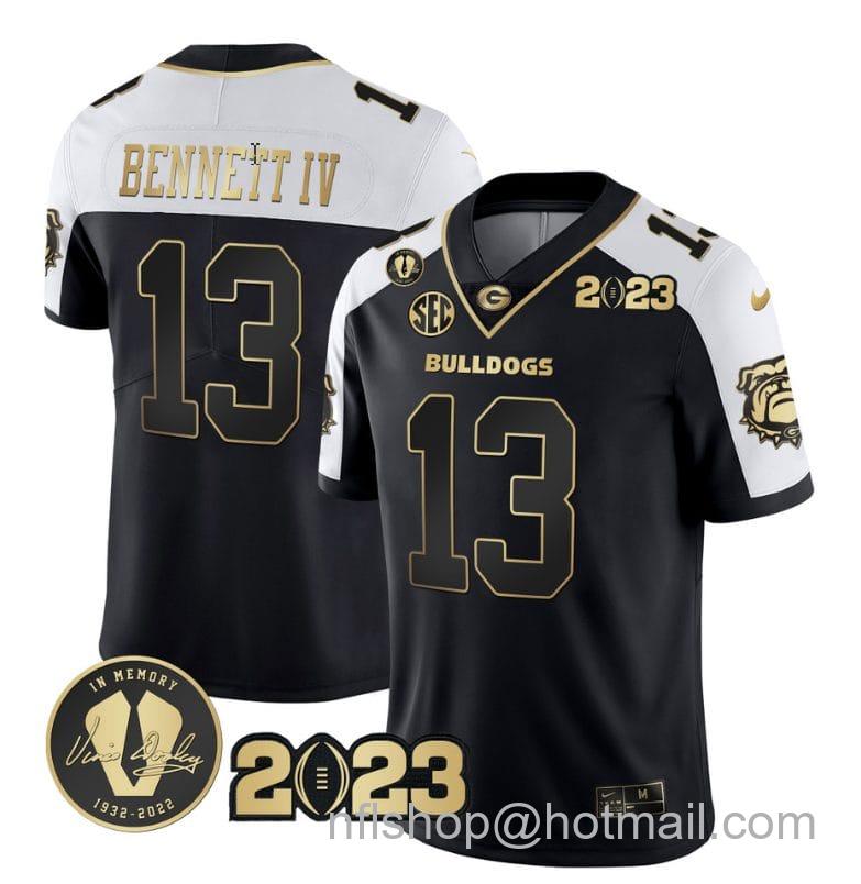 Men's Nike Stetson Bennett Jersey #13 Georgia Bulldogs Football Alternate All Stitched