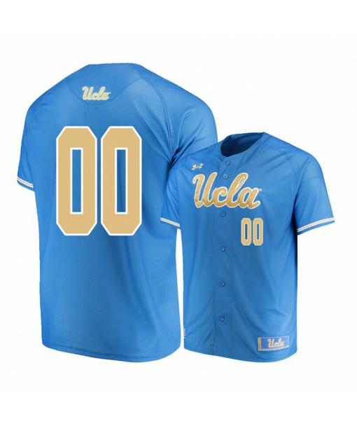 Men's Under Armour UCLA Bruins Blue Custom Name Number Baseball Jersey