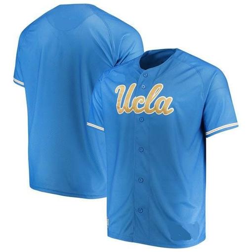 Men's UCLA Bruins Custom Name and Number College Baseball Jersey Blue