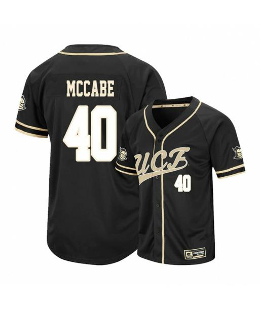 Men's Gameday Greats UCF Knights 40 Ben McCabe Black College Baseball Jersey