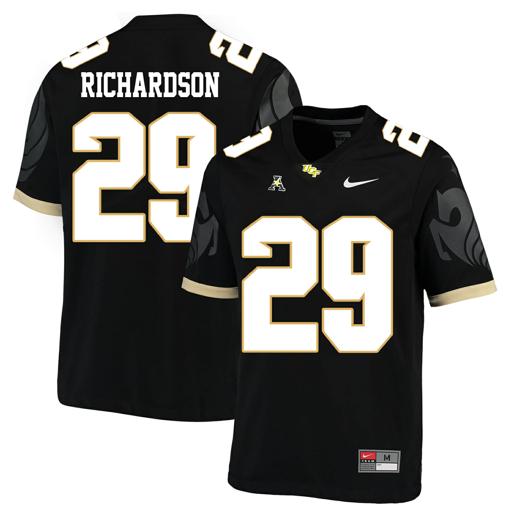 Men's Nike UCF Knights #29 Cordarrian Richardson College Football Jersey Black