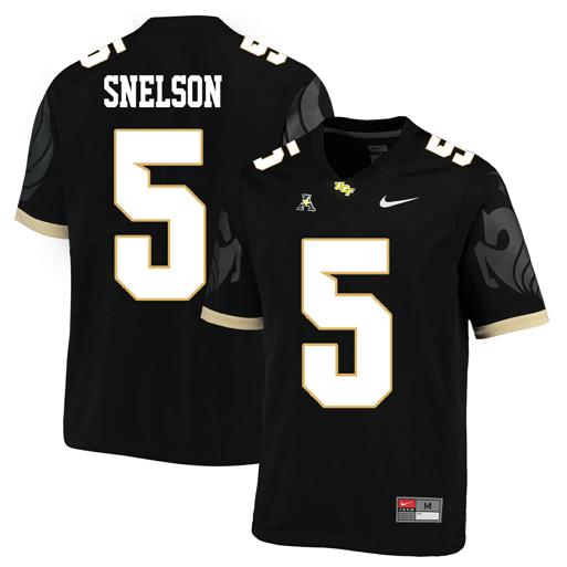 Men's Nike UCF Knights #5 Dredrick Snelson NCAA College Football Jersey Black