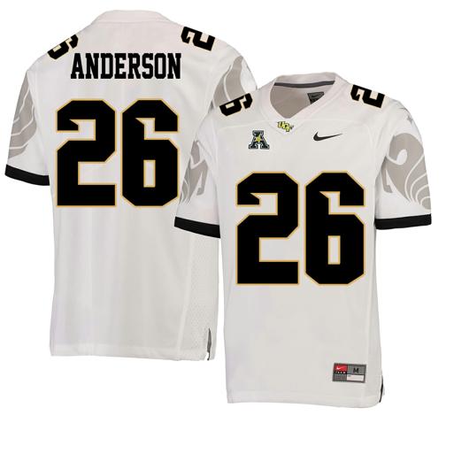 Men's Nike UCF Knights #26 Otis Anderson NCAA College Football Jersey White