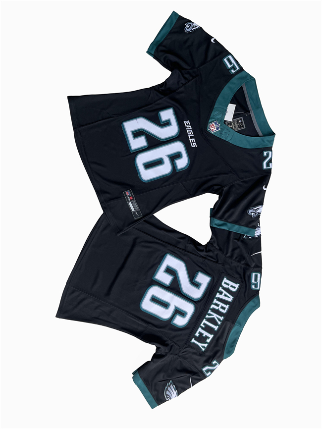 Women's Philadelphia Eagles #26 Saquon Barkley Black F.U.S.E. Vapor Untouchable Limited Stitched Football Jersey(Run Small)