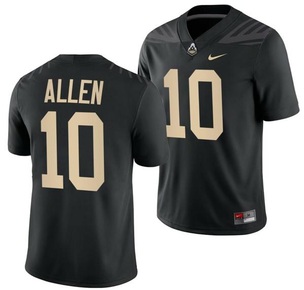 Men's Nike Purdue Boilermakers Cam Allen Jersey #10 College Football Black