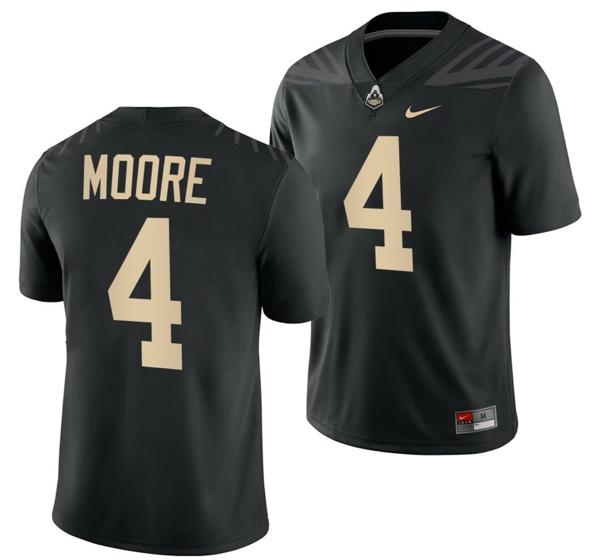 Men's Nike Purdue Boilermakers Rondale Moore Jersey #4 College Football Black