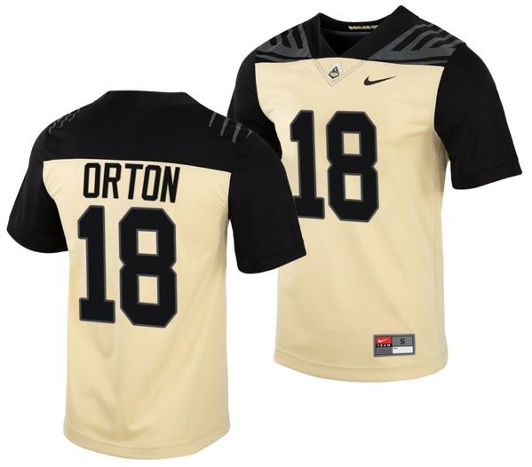 Men's Nike Purdue Boilermakers Kyle Orton Jersey #18 College Football Gold Vapor Untouchable