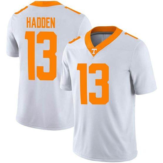 Men's Tennessee Volunteers Kamal Hadden Jersey #13 College Football White