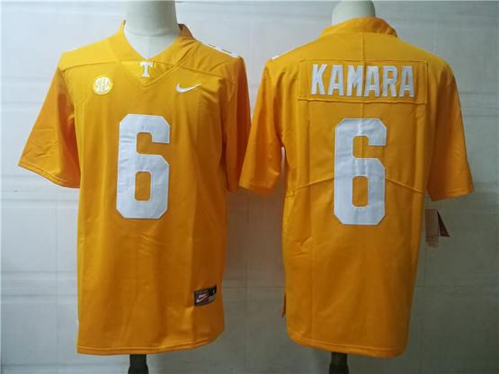 Men's Tennessee Volunteers #6 Alvin Kamara College Football Jersey