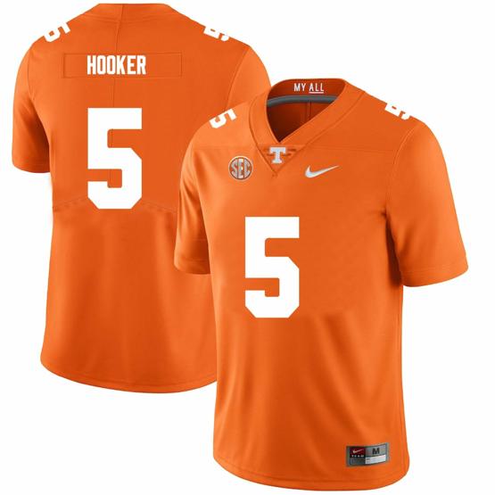 Men's Tennessee Volunteers #5 Hendon Hooker Jersey College Football New Orange