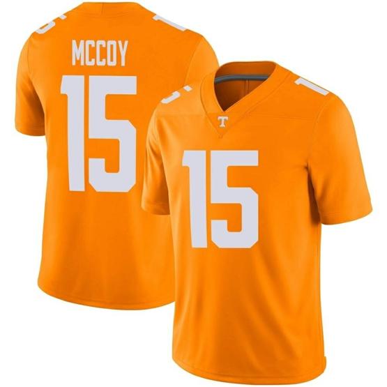 Men's Tennessee Volunteers Bru Mccoy Jersey #15 College Football Orange