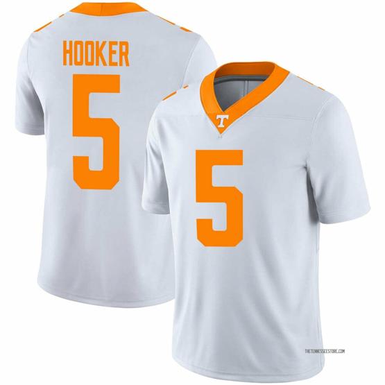 Men's Tennessee Volunteers #5 Hendon Hooker Jersey College Football White